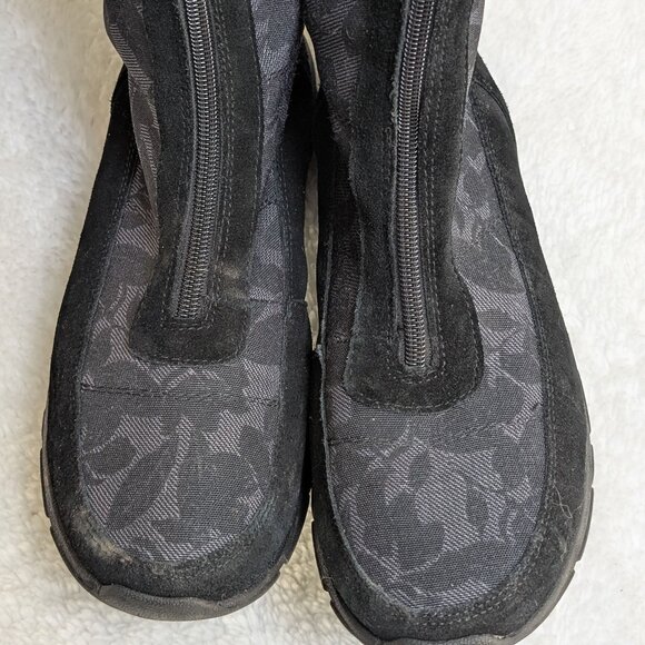 Women's Black All-Weather Insulated Winter Boots - Size 10 - Picture 1 of 8